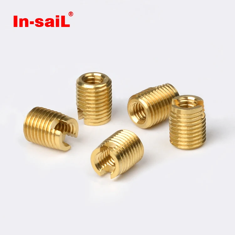 Self-tapping  threaded insert FOR THERMOPLASTICS AND THERMOSETTING