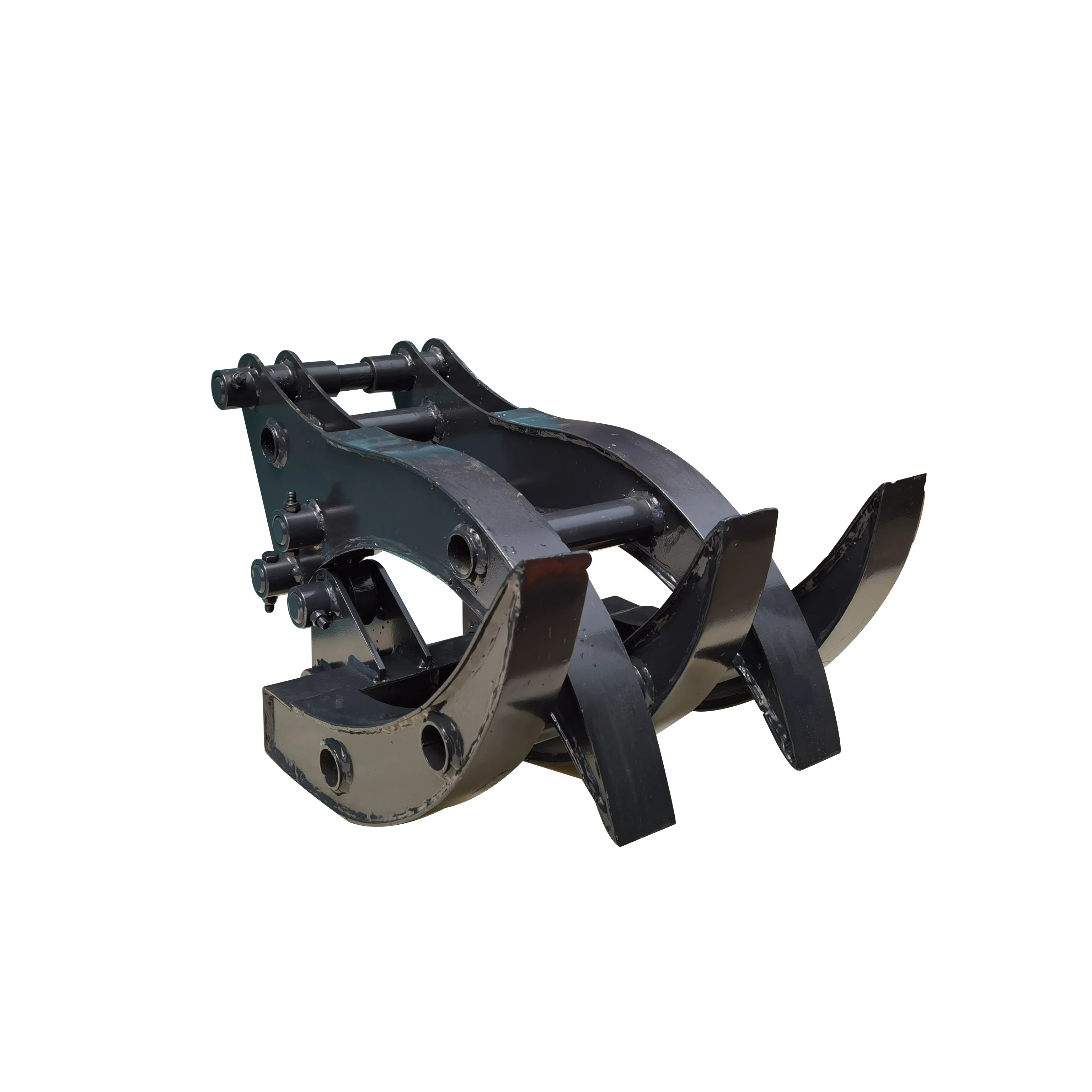 Chuangxin 2024 1 ton 1.5 tons mechanical clamps grab stone tools mini excavator wood grab