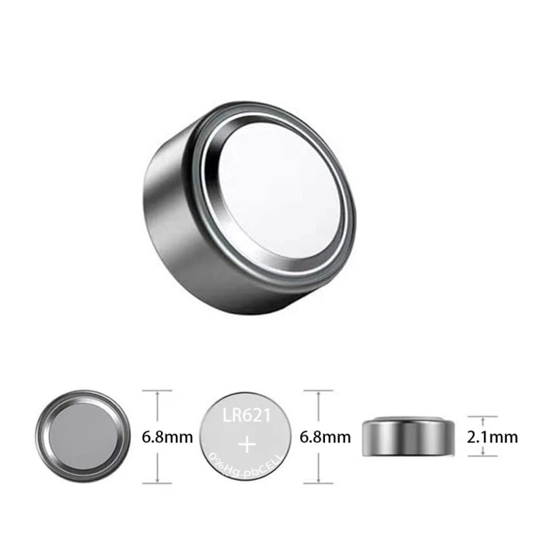 Watch Battery Ag1 Button Cell Battery LR621 AG1 SR621SW 364 LR60 164 1.5V Silver Alkaline Blister Card / Tray OEM or Sunmol