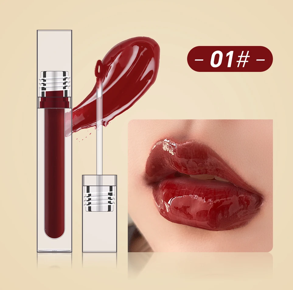 Pigment Lasting Misty Juicy Lipgloss Non-stick Soft Natural Lip Glaze