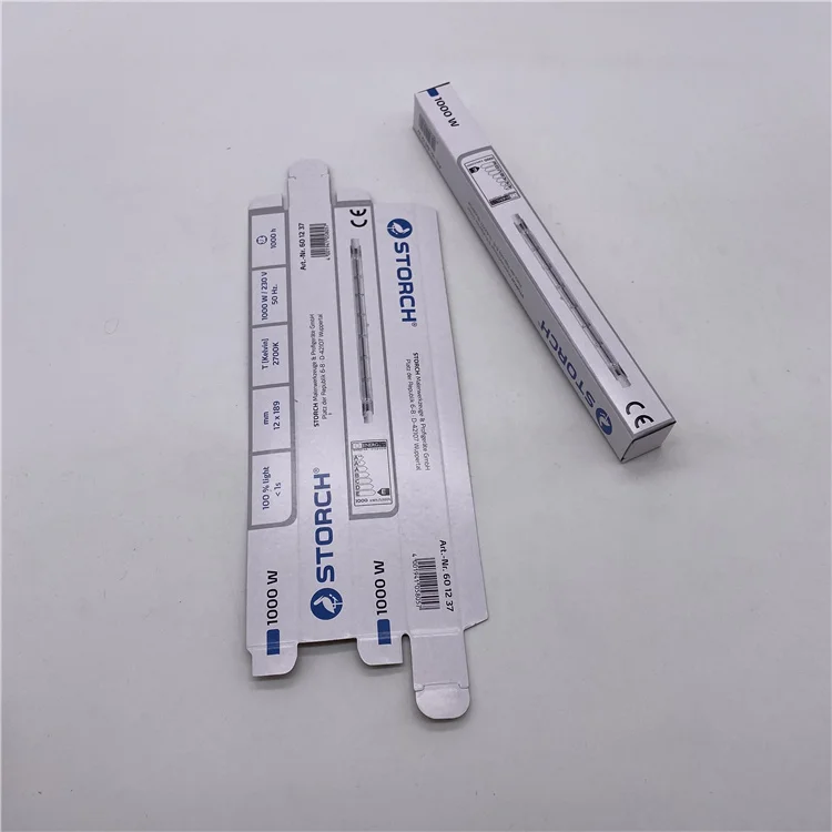 Custom Lamp Packaging Box Energy Saving LED Fluorescent Lamp Foldable Packaging Box