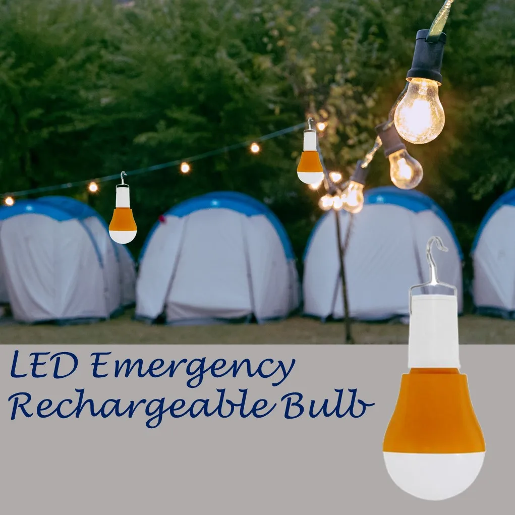 High Quality Customized 5W LED Emergency Lamp for Camping Waterproof ABS Body Material with 3-7 Hours Use