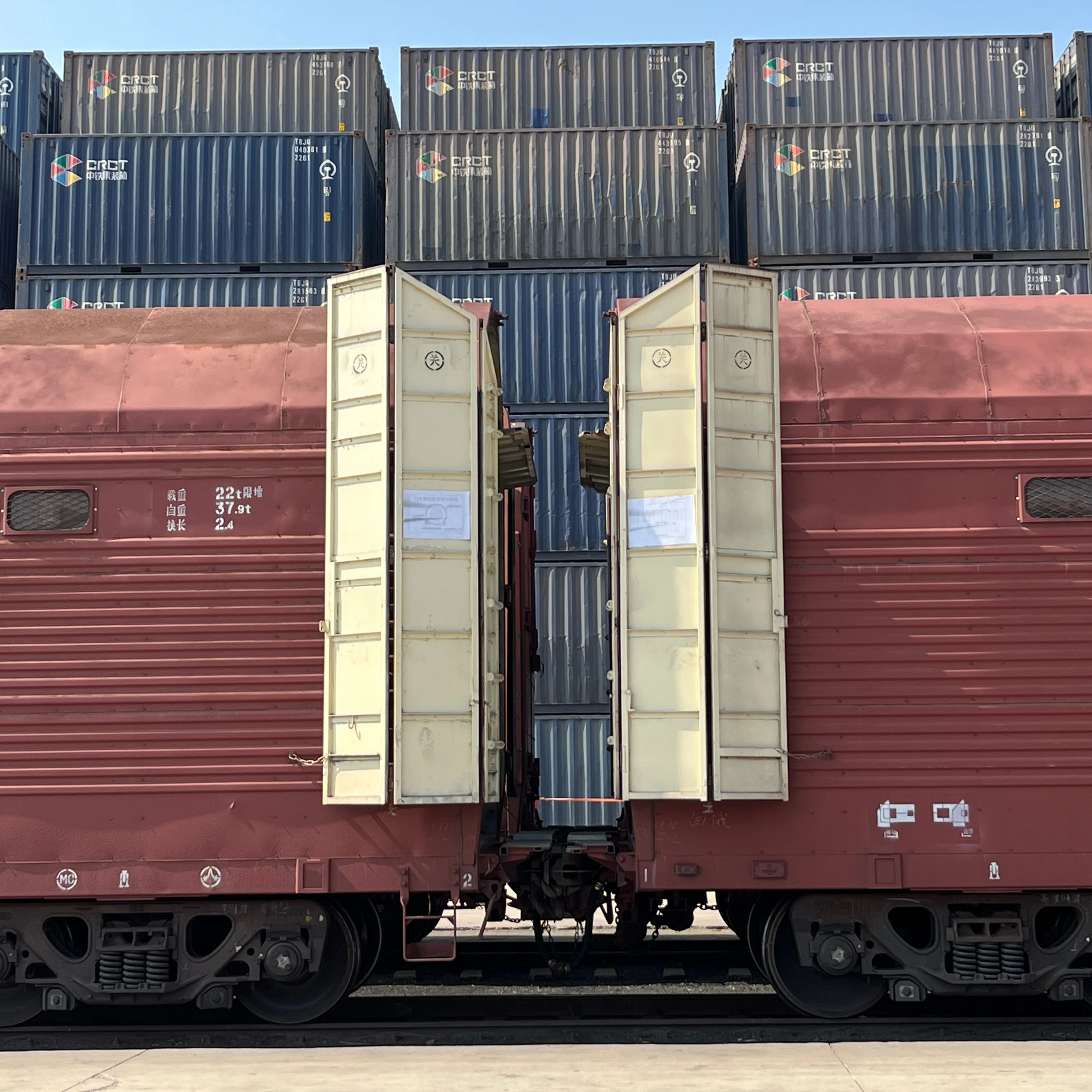 Car Rallway Transportation Wagon From Qingdao, Shandong, China To Bishkek 2