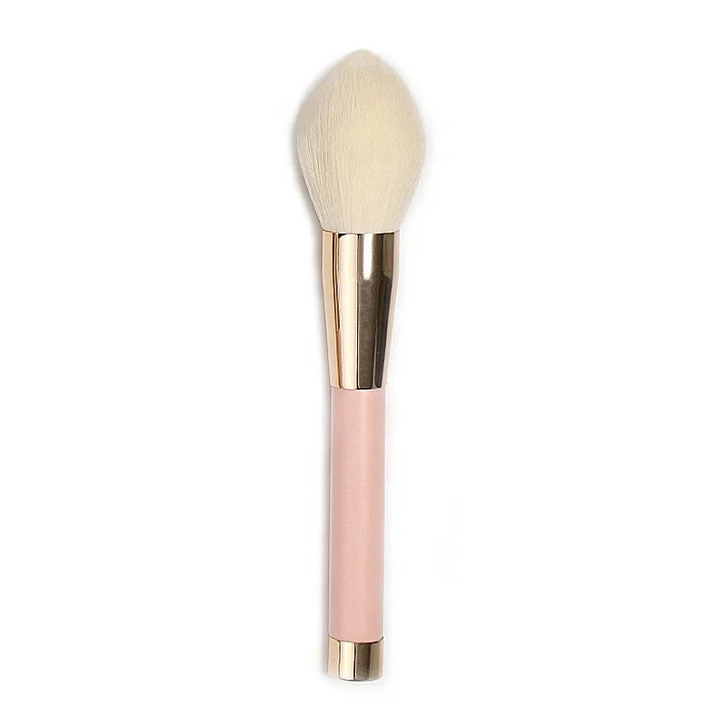 professional makeup blush brush top end silver angled powder brush brochas maquillajes new DIY beauty cosmetic tool