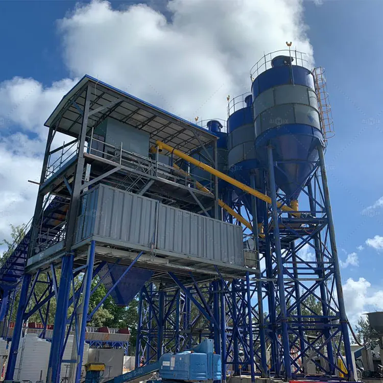 Aimix AJ240 Modular Concrete Batching Plant 240 M3/H Ready Mix Concrete Mixing Plant In USA