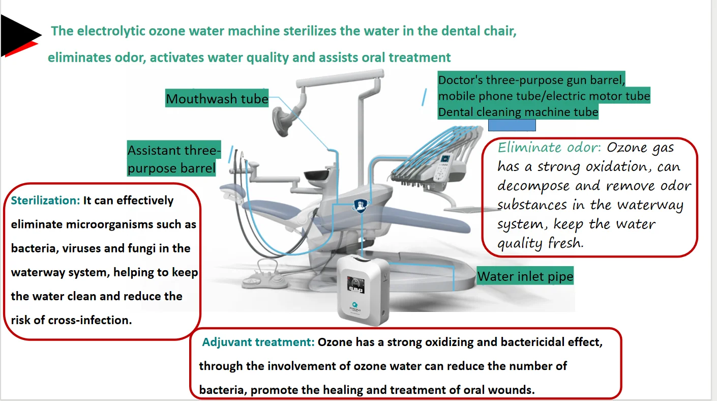 ozone generator for water O3 ozone vegetable purifier for home kitchen use Ozone cleaner