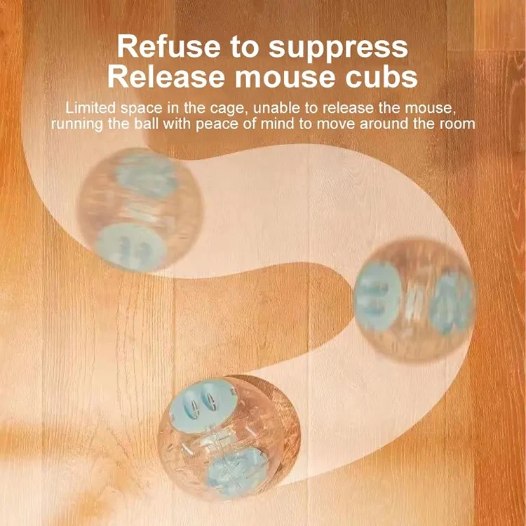 Colorful Indoor Small Pet Plastic Cute Exercise Hamster Jogging Wheel Running Ball Funny Ball For Hamster Small Pets Animals