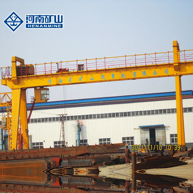 25T Span 30M Rail Double Beam Gantry Crane Scrap Metal Factory Cab Control