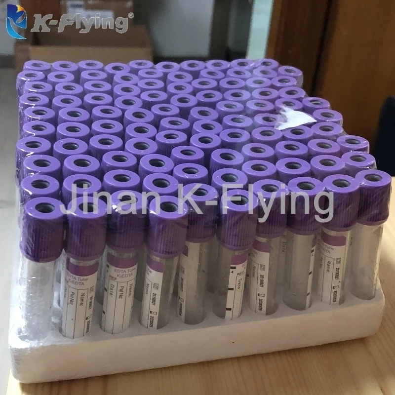 
Medical 3 ml 4 ml sample collection edta K2 K3 vacuum blood tube 
