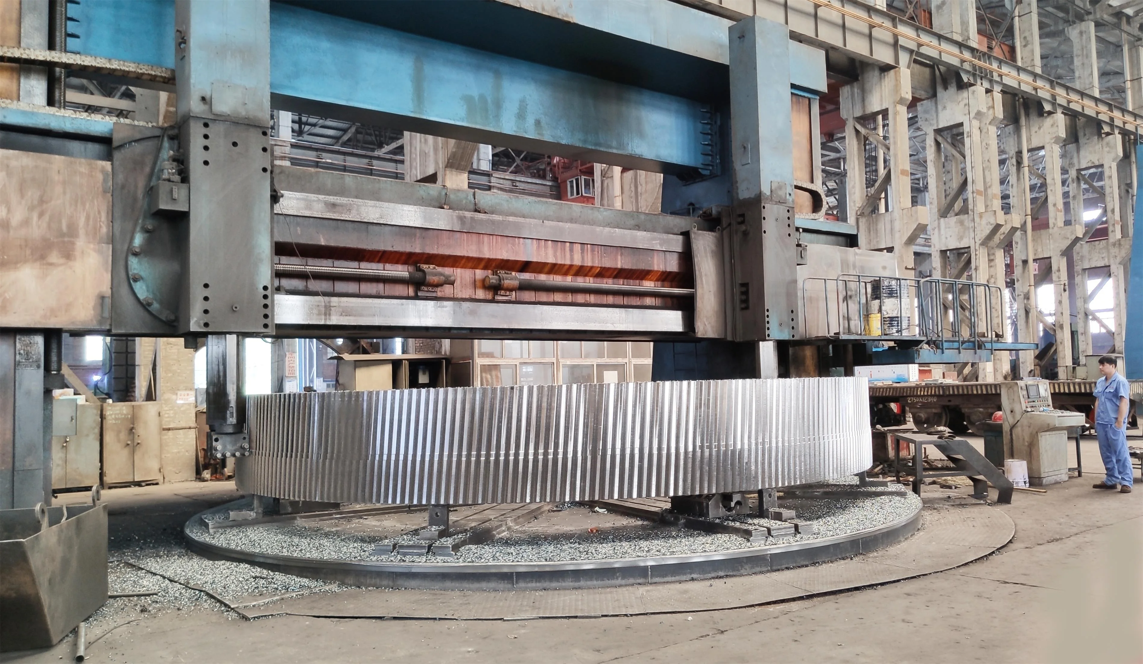 Cnc Milling Machining Casting Steel Cement Mill Herringbone Customized Helical Prices Reducer Big Spur Gear