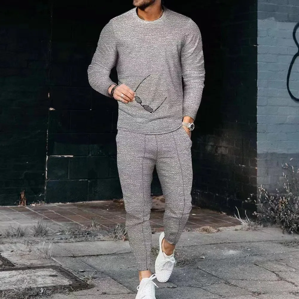 2023 Men High Quality Sportswear Set Gym Fitness Training Gym 2 Piece Workout Soft Outdoor Suits Jogger Set