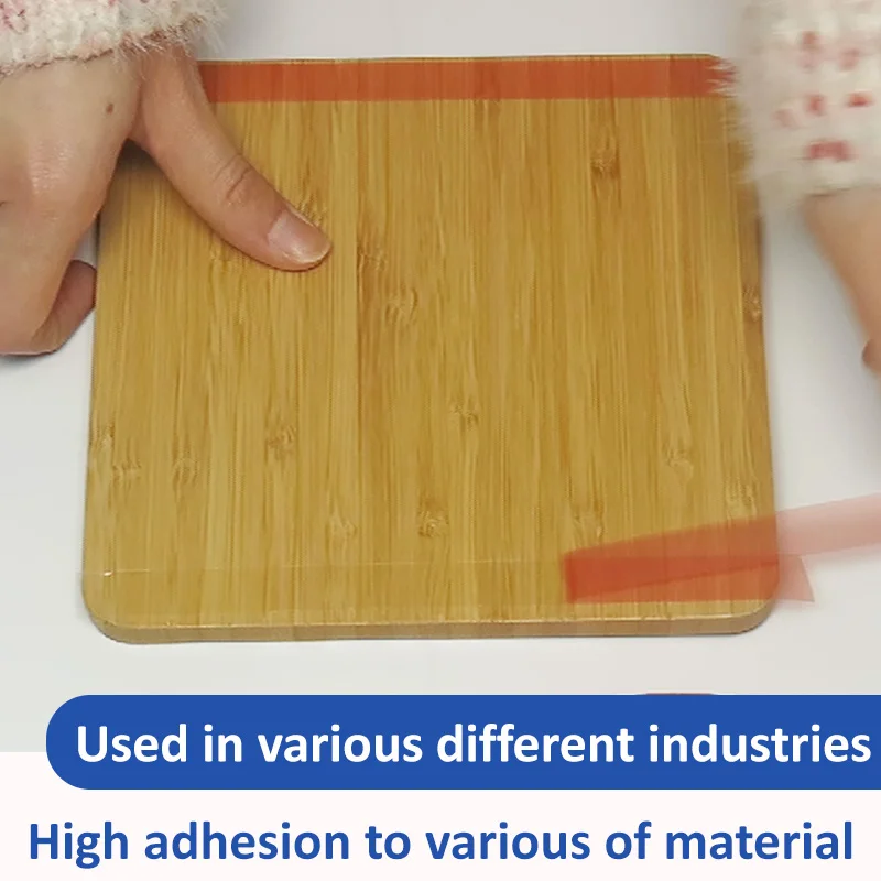 Double Sided PET Adhesive Industrial Mounting Tape Die Cut Red Film Tape