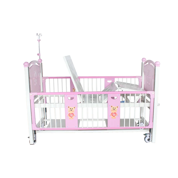 China Hospital furniture factory made child baby bed Newborn Infant Hospital Bed Baby Medical Cot Bed