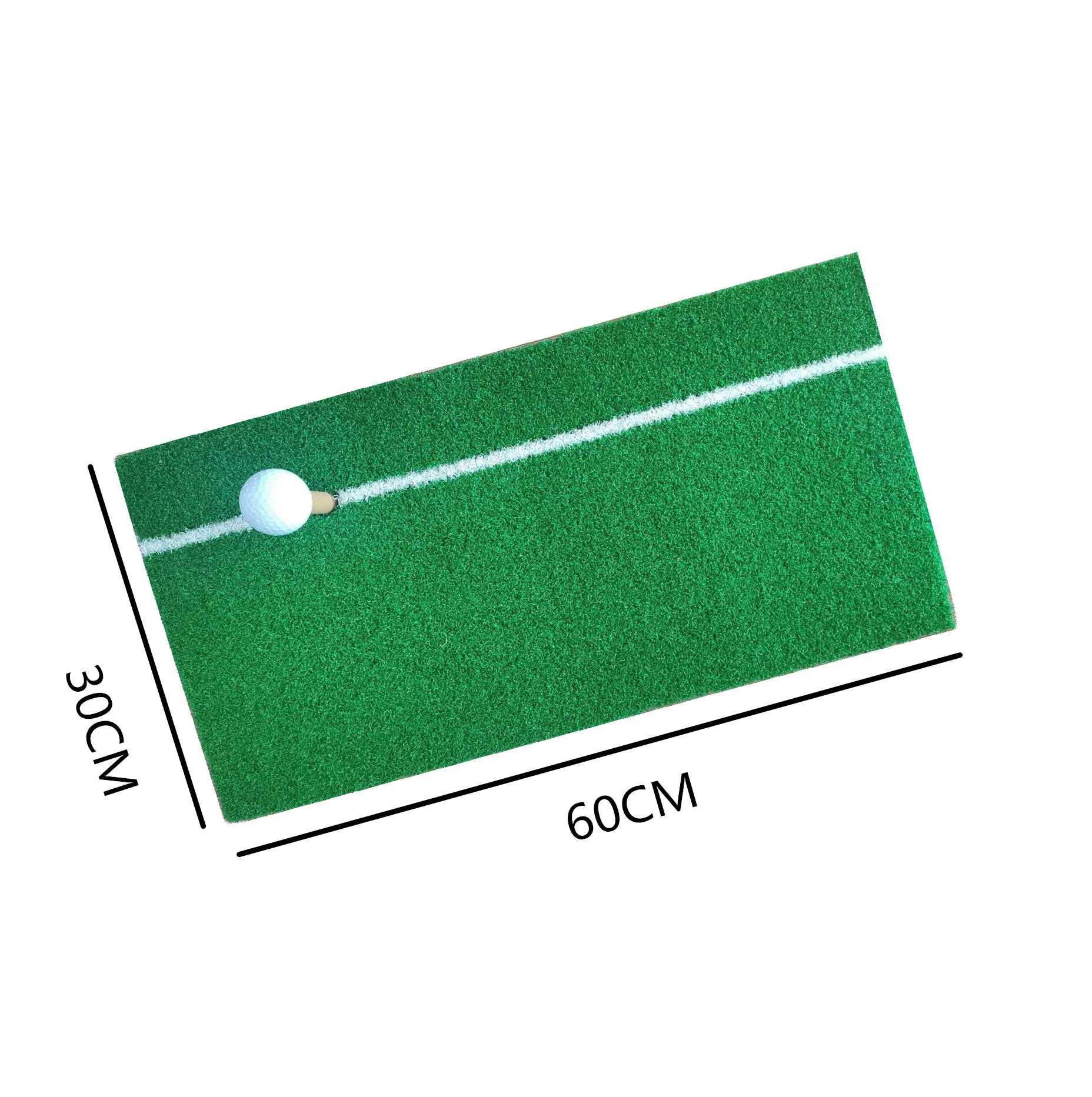 Mazel Indoor Outdoor Training Artificial Grass Turf Nylon Golf Hitting Mat with Golf Tees and Golf Balls