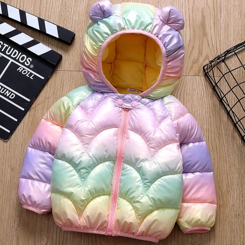  Kids Baby Clothes Thick Girls Winter Jacket Zipper Clothing Waterproof Casual