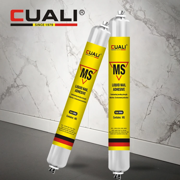 Supper bonding Ms Glue liquid nail Adhesive 600ml Modified silanes resin Sealants Adhesives For big area sintered stone joints