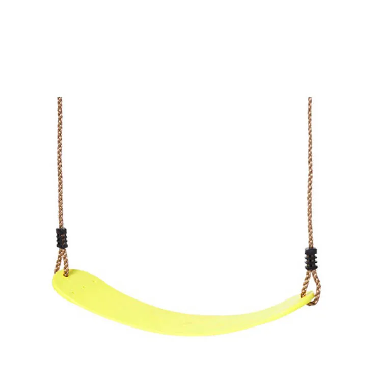 High security hanging chair garden green indoor child plastic swing seat