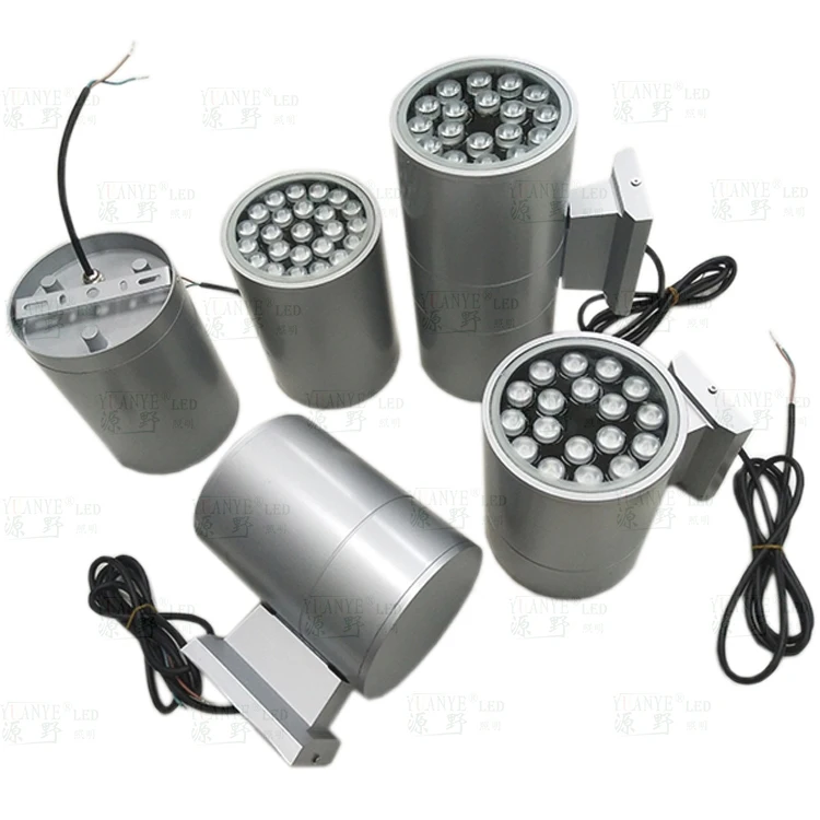 Outdoor Led Wall Light Aluminum Waterproof Square Wall Lamp IP65 Up Down Wall Light Garden Sconce