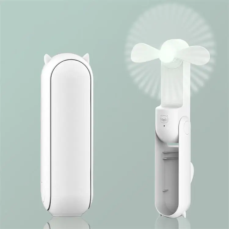 Wholesale Mini  Handheld Fan USB New Multifunctional Low Noise Can To Charge Phone  Folding Small Fan