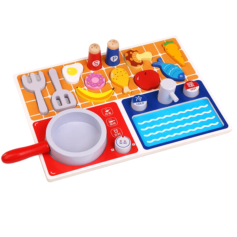 2024 Новые товары деревянные Мультяшные мини-кухонные ролевые игрушки Монтессори Другие Развивающие для детей девочек CE