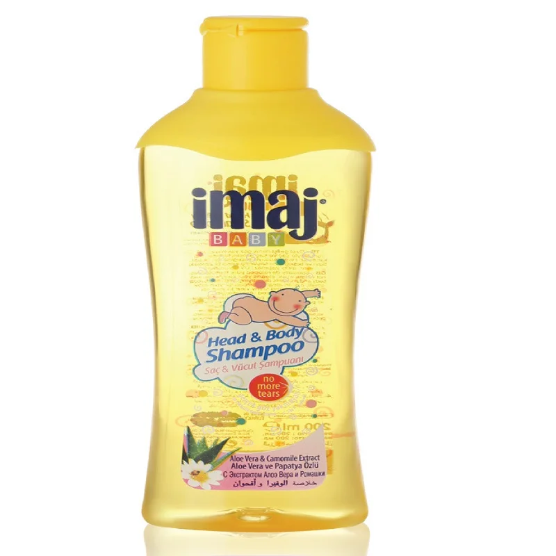 IMAJ baby head and body shampoo 700 ml - 400 ml - 200ml - 100ml cup shampoo for babies pump shampoo for babies