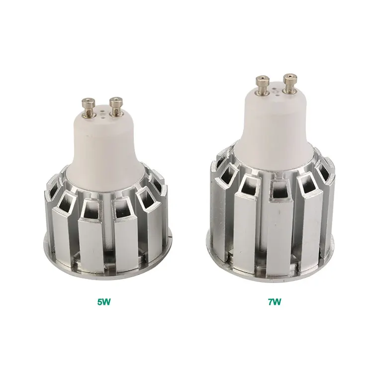 Wholesale high quality Aluminum lamp cup 5W 7W led GU10 MR16 GU5.3 spotlight BULB