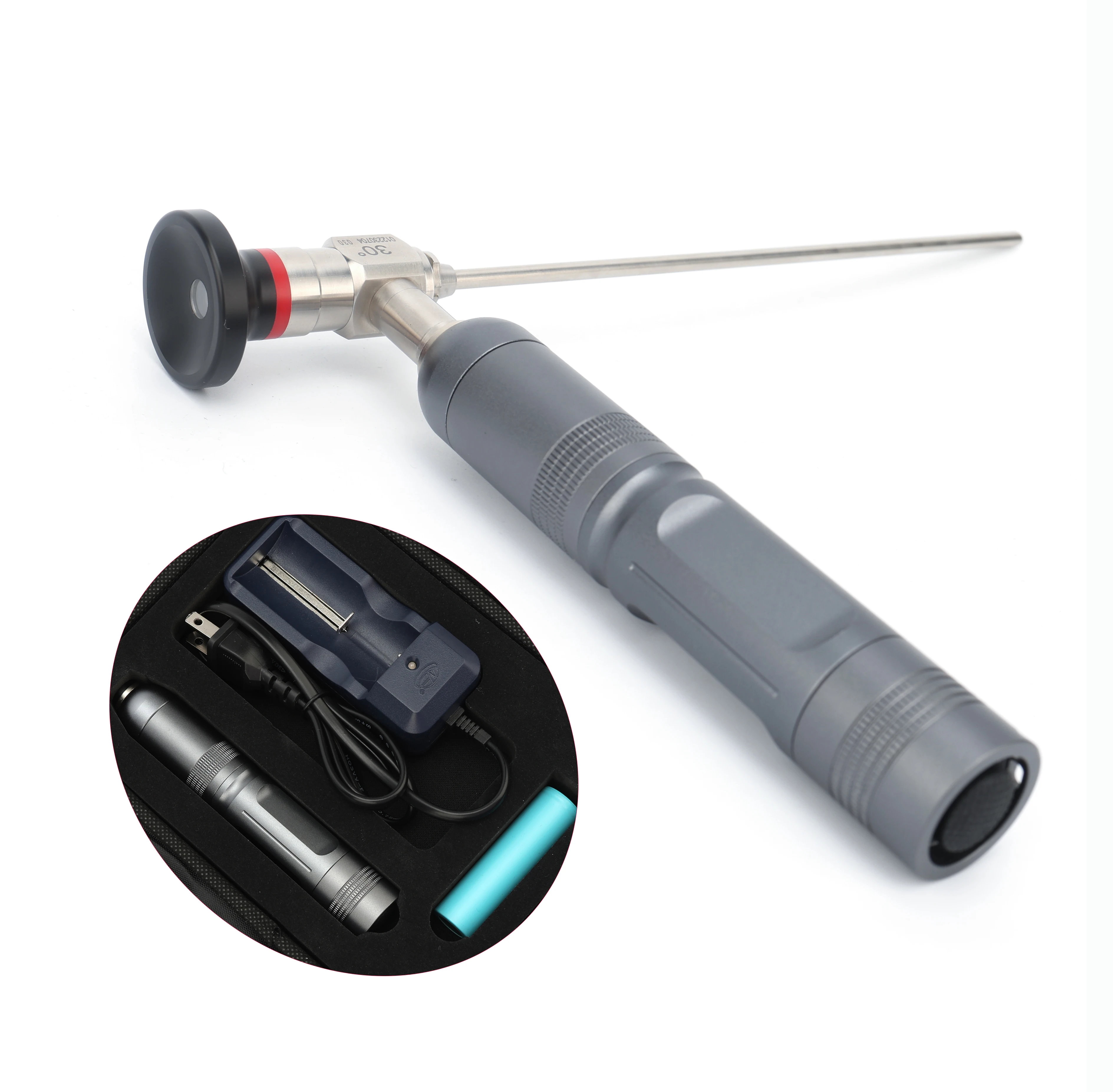 Portable endoscope led light source, rechargeable surgical light source