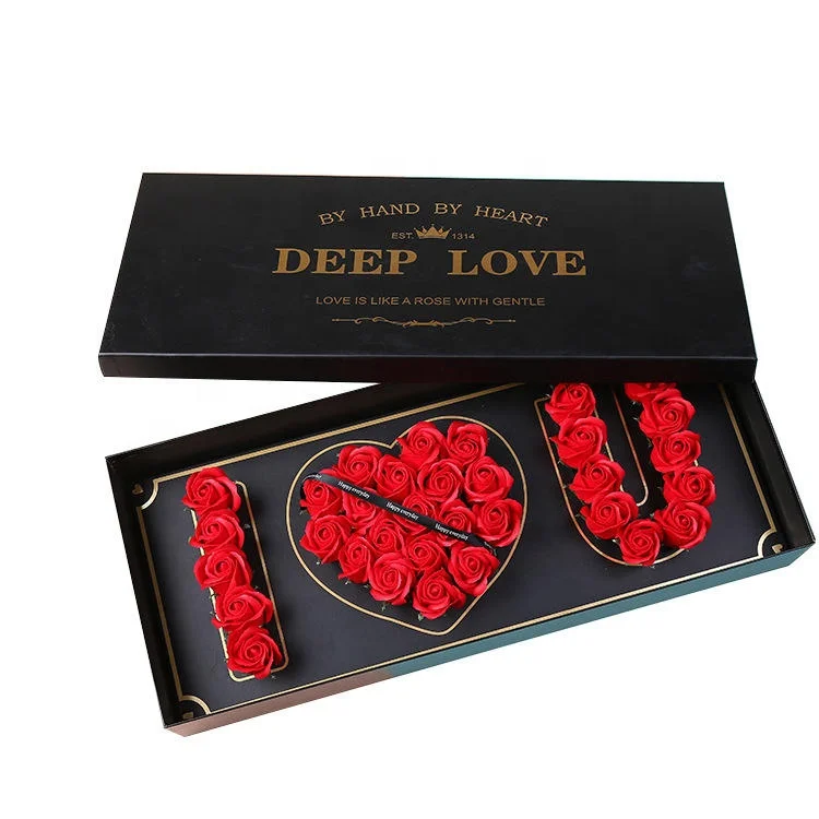 Luxury Boxes For Flowers I LOVE YOU Chocolate Gift Boxes Valentines Day Gifts