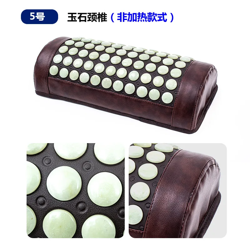 Hot Sale Factory Wholesale Customized Heating Neck Tourmaline Bed Jade Massage Pillow