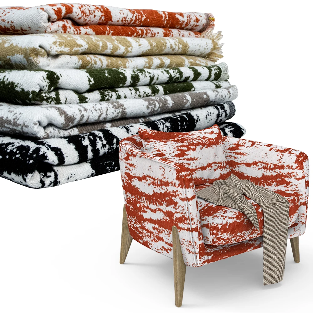 woven jacquard chenille fabric upholstery striped Plain 100% Polyester velvet Furniture Abrasion-Resistant Breathable Low MOQ