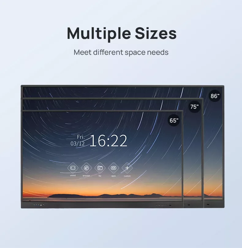 75 Inch Dustproof Vandalproof IR Touch LED Panel Display Multi System CJTOUCH Smart Conference Education All In One PC Machine