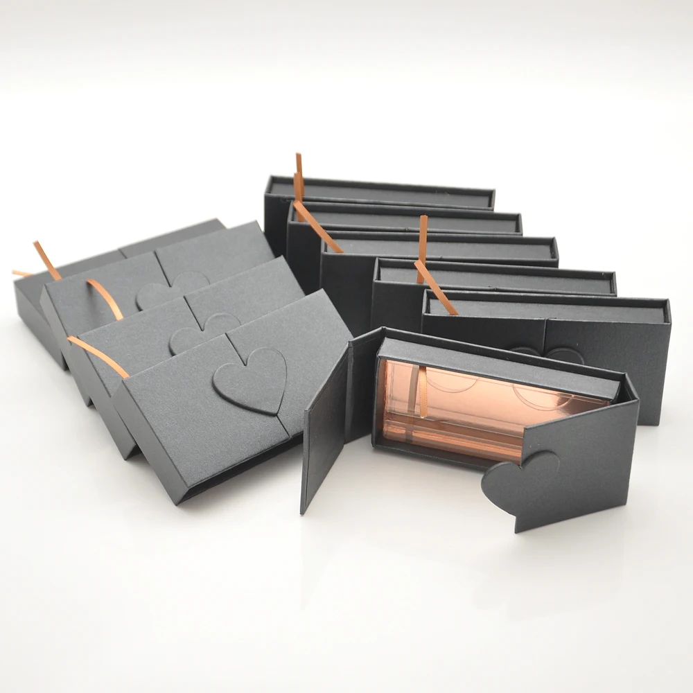 Handmade custom packaging 3d mink coffin eyelash lash box a boite packaging emballage faux cils