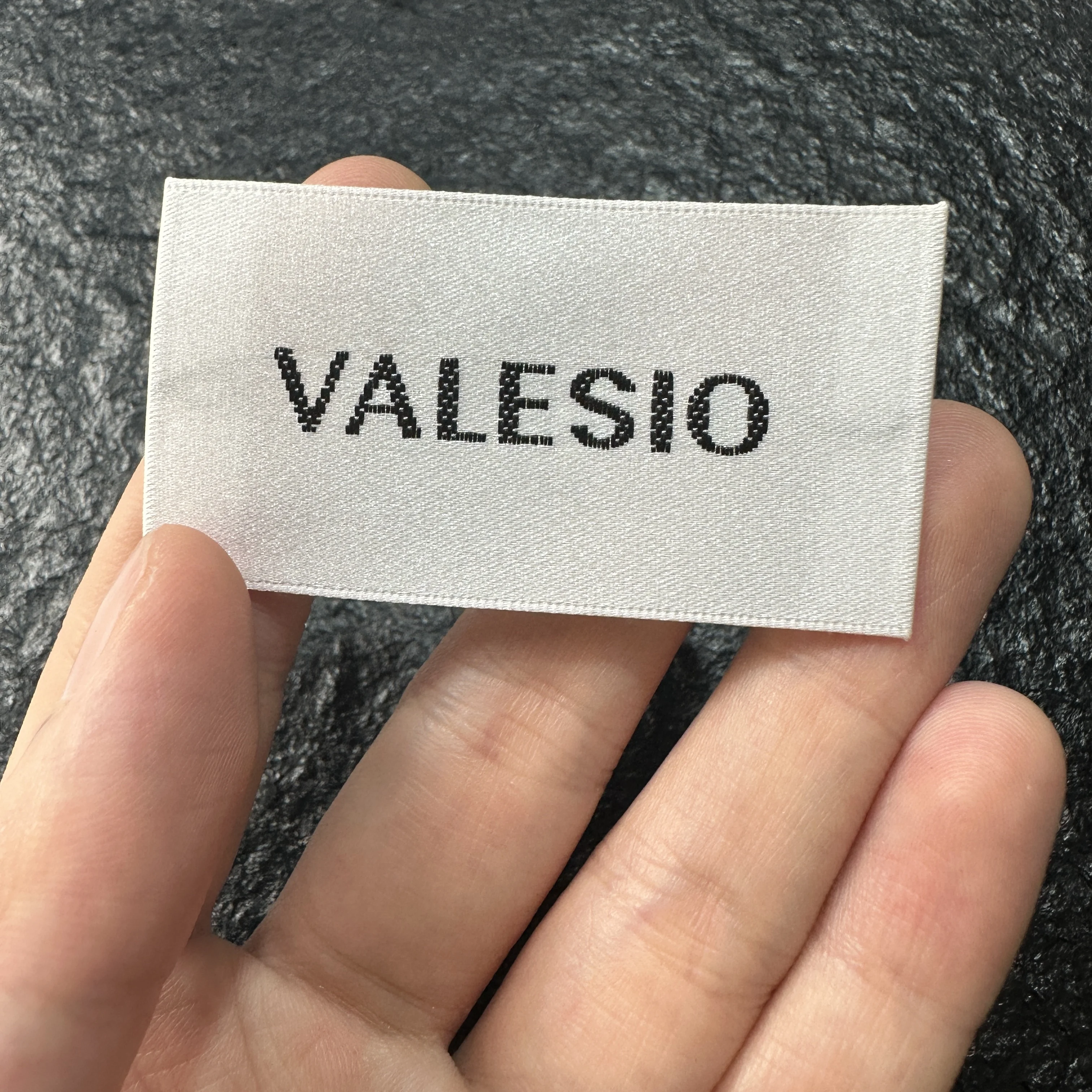 Satin label, soft woven label, custom low MOQ Luxury label Neck label Clothing labels main label