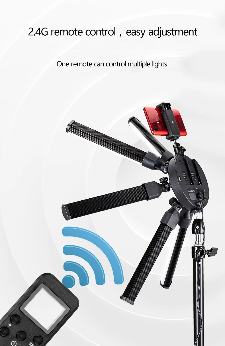 Photographic lighting lamp 40W bi color dimming changing led professional video light ring fill light for Dslr