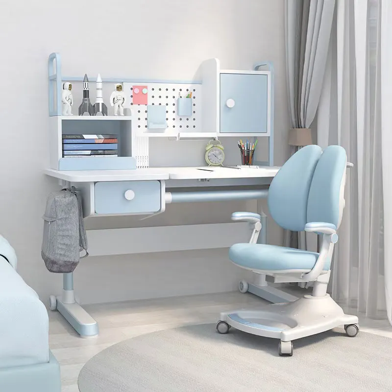 
Children home furniture height adjustable children writing table desk chair sets kids study table and chair 