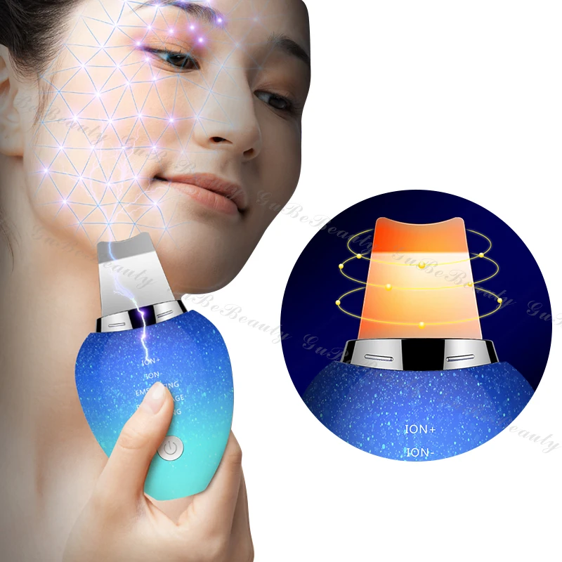  Gubebeauty горячая Распродажа мощный скребок для кожи лица современный ультразвуковой ухода за кожей домашнего использования с