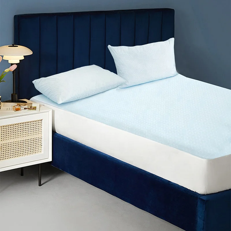 Stays Cool All Night Ultra Soft & Breathable& Nylon Cooling Mattress bed cover summer sleeping Mattress bed Protector