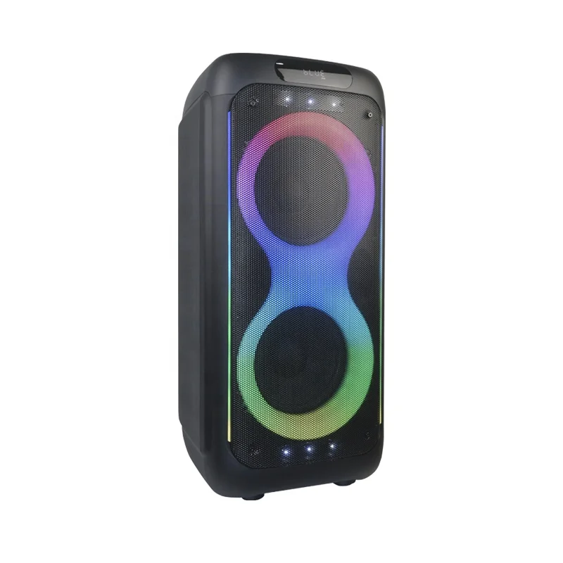 Temeisheng fashion sound speaker with via  Wireless dual 8 Inch TMS-818  Partybox chinese karaoke machine