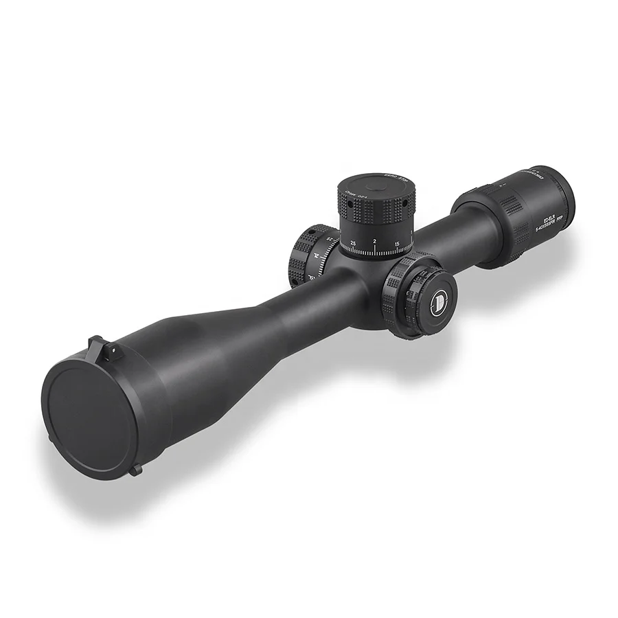 Discoveryopt ED-ELR 5-40X56SFIR FFP 35mm Tube Red Illuminated Long Range Scopes with Free Scope Ring for Outdoor Hunting