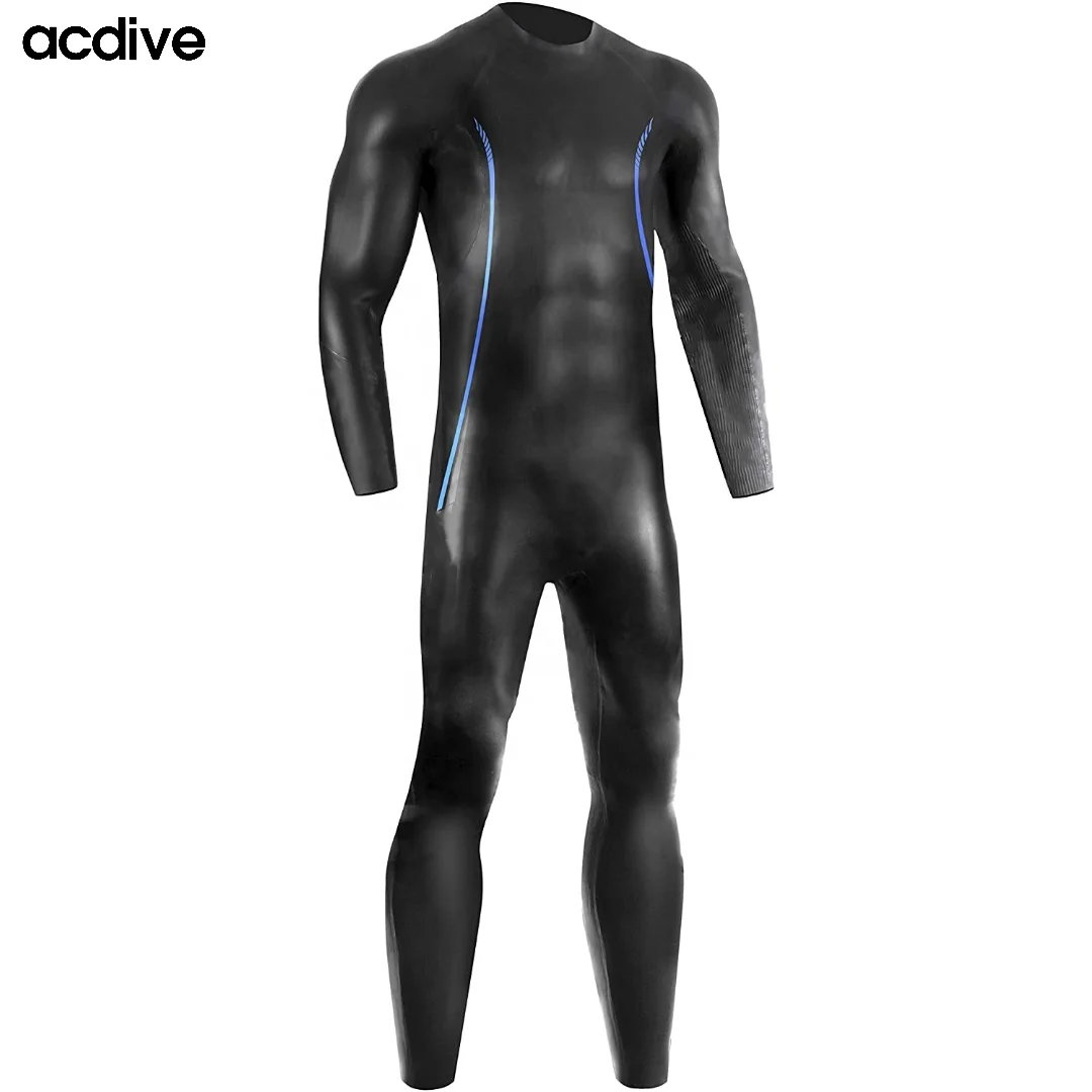 Professional Adult 5/3mm Smooth Skin Ultra Stretchy Neoprene Customized Triathlon Sports Wetsuit