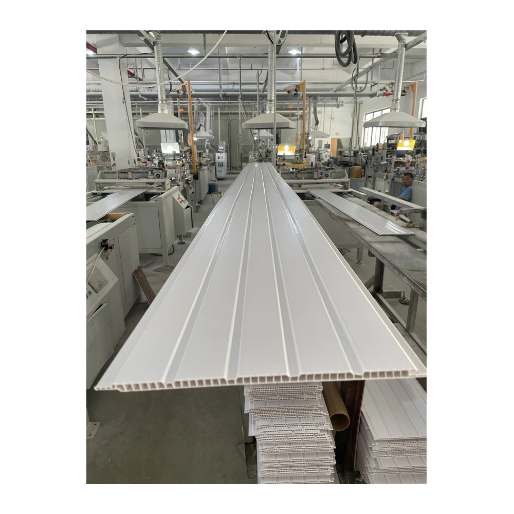 Hot sale anti-mildew pvc ceiling panel interlocking white plain indoor wall plastic panels lamination decoration