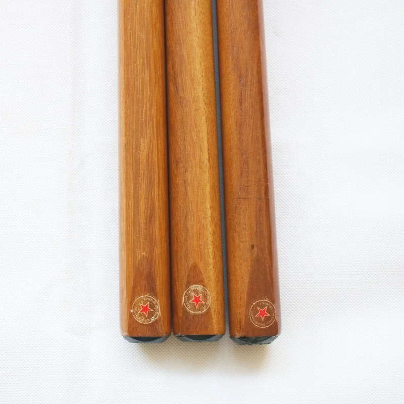 Single House cue, cheap price 1-piece red painting snooker cue sticks