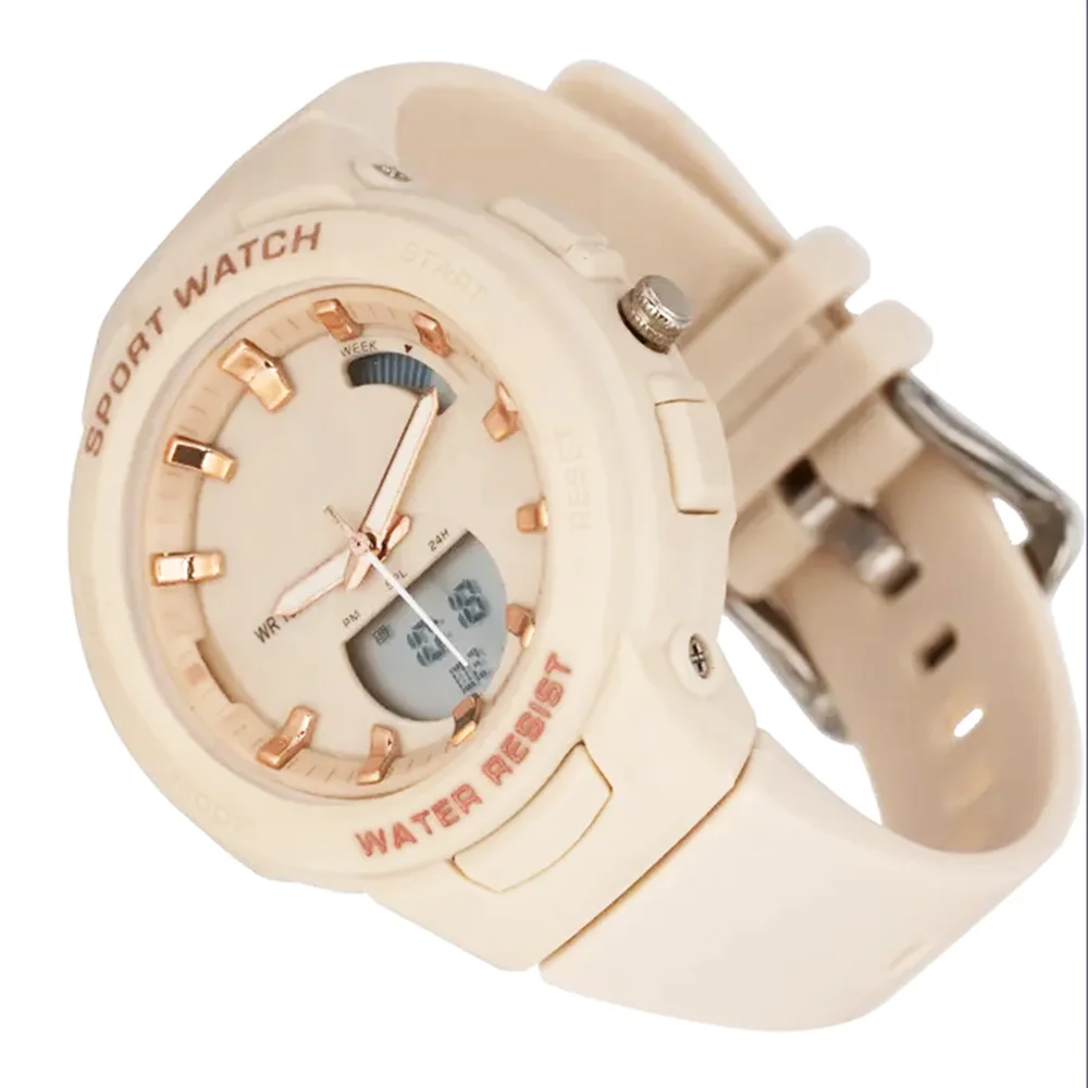 Student Sport Plastic Kids Watches Factory Custom Colors Digital Watch Countdown Date LED Electronic Wristwatch Clock Gift