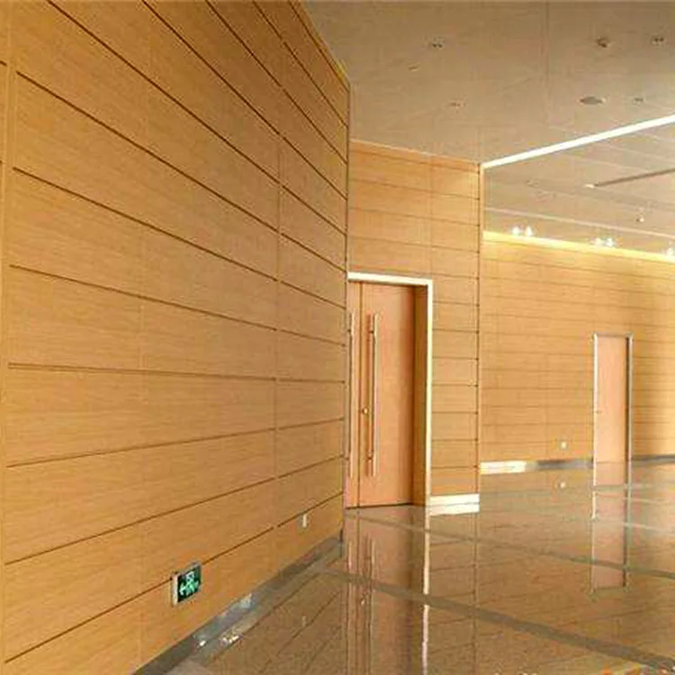 Wooden Alucobond Aluminum Perforated Wall Cladding Panel
