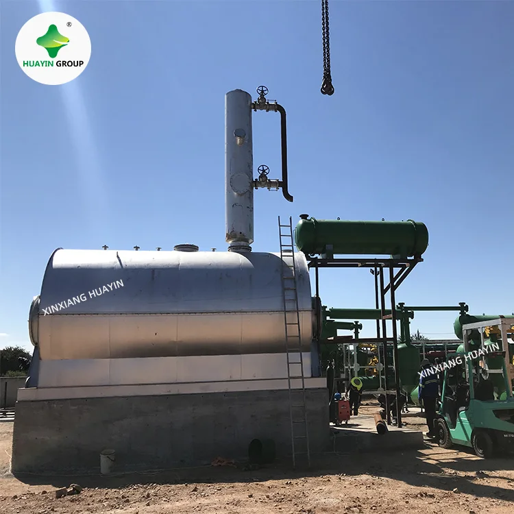 Environmental friendly Waste motor oil / pyrolysis oil processing distillation unit to diesel