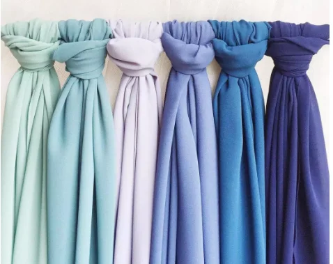 Factory straight hair high quality dyed viscose rayon poplin rayon fabric plain