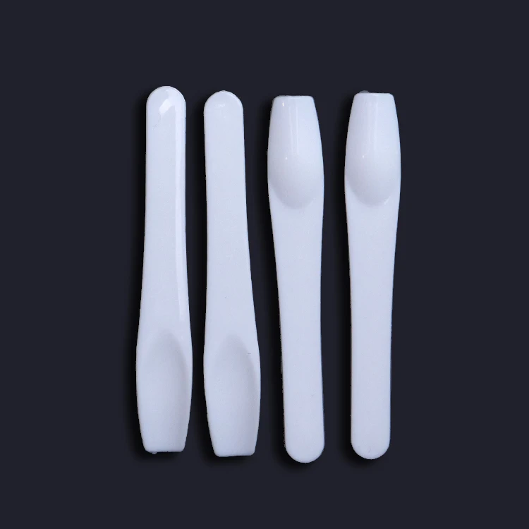 Cosmetic Spatula Scoop Disposable White Plastic Spoon smells applicators Makeup Maquillage Tools for cosmetics