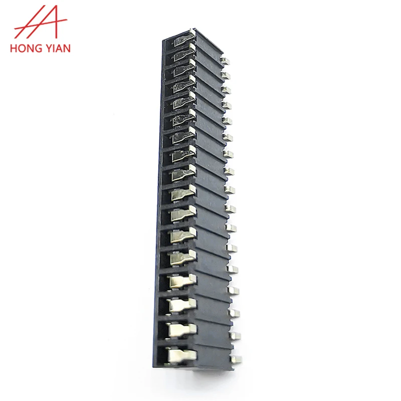 Правый угол SMT Тип 2 54 мм Шаг положенный в IDC Женская заголовка коробки 8pin 20p Мужской Pin разъем печатной