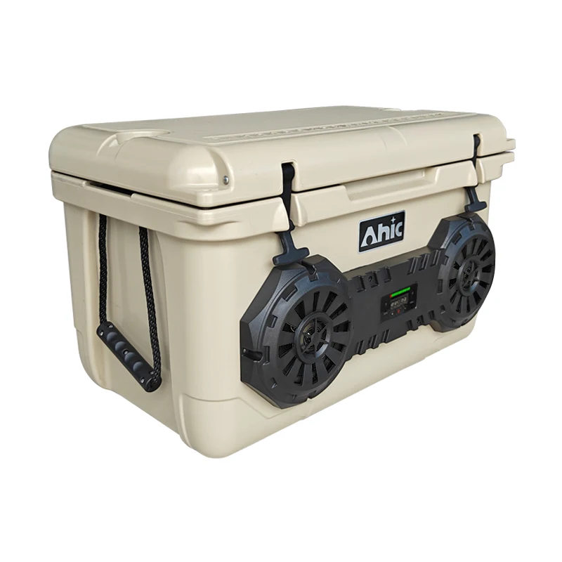 RH45S High Quality Waterproof Camping Kitchen Portable Cooler Ice Chest Cooler with Speakers