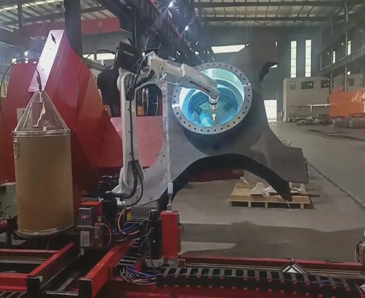 6 Axis Robots Machine Undercarriage Robotic For Frame Welding Robot